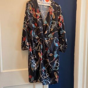 Fashionova Black print dress